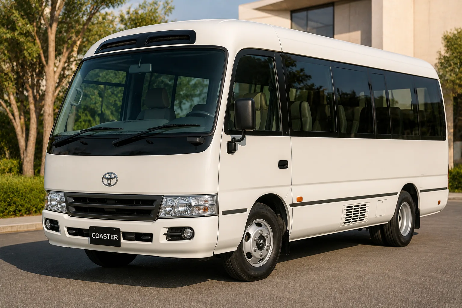 Toyota Coaster VIP before modification