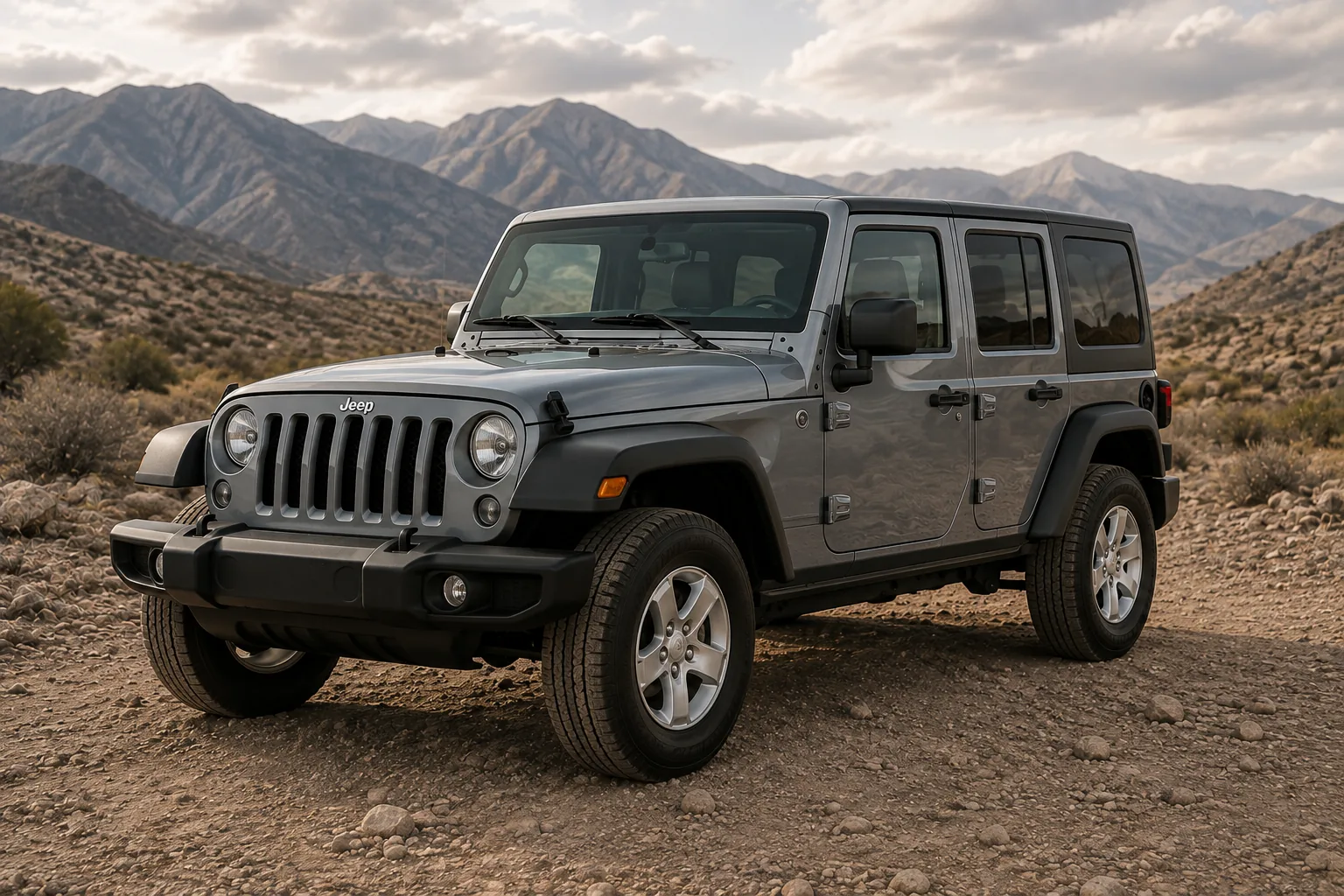 Jeep Wrangler before modification