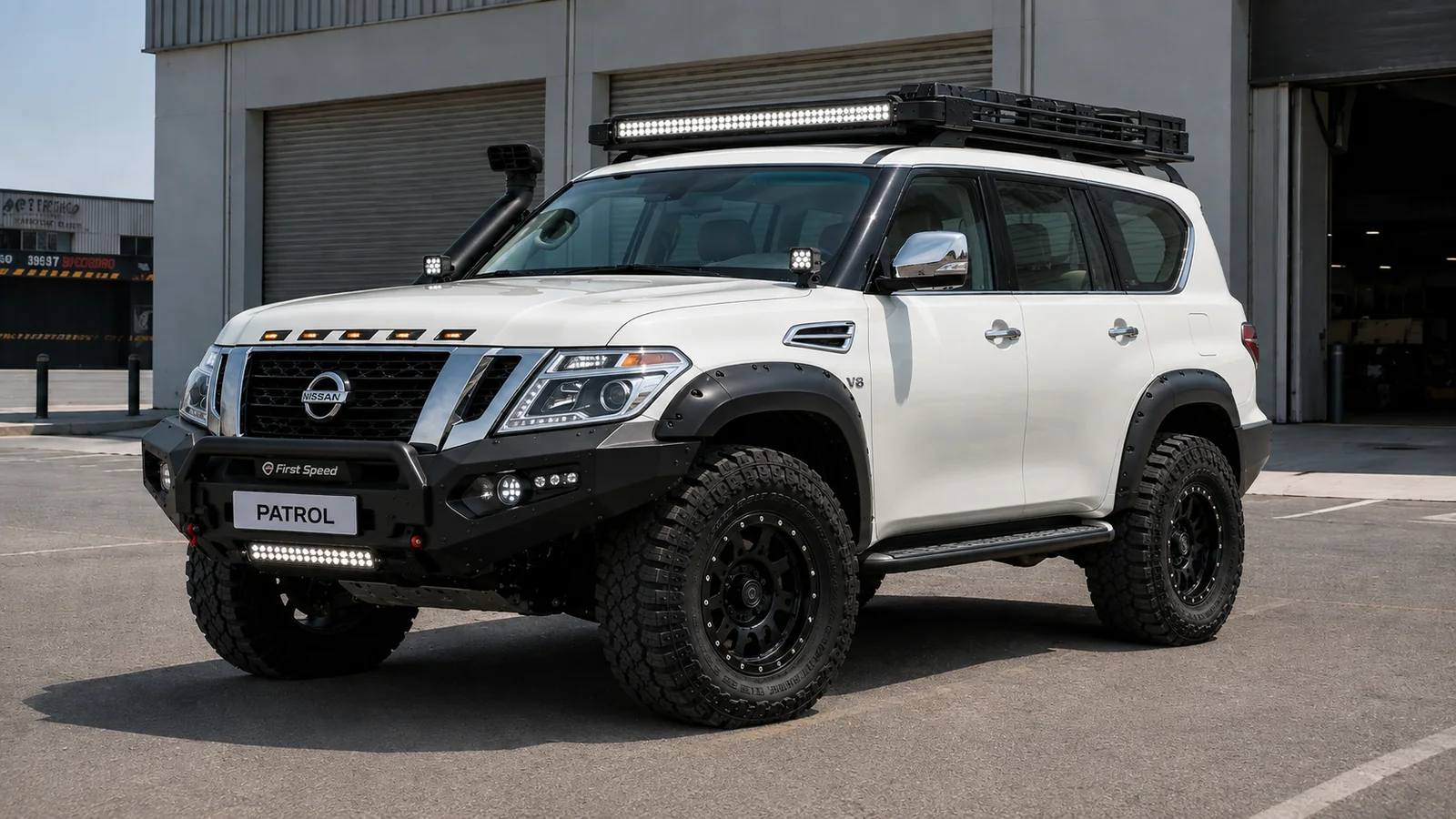 Nissan Patrol بعد تعديل أوف رود